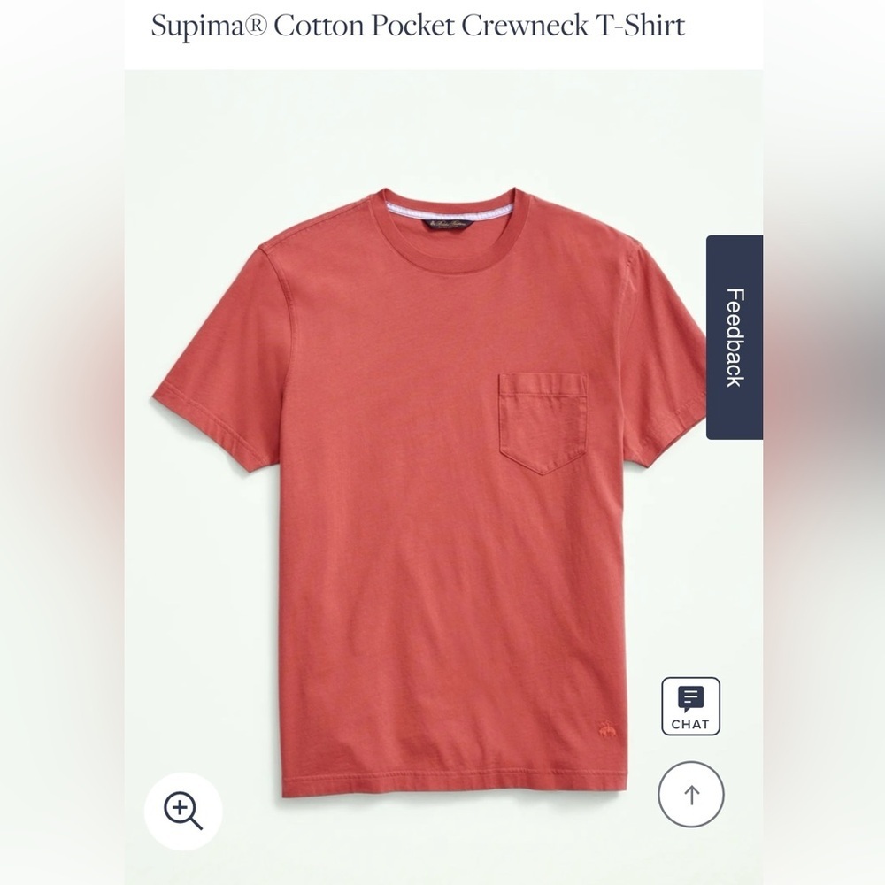Brooks Brothers Red Short Sleeve Tee Casual